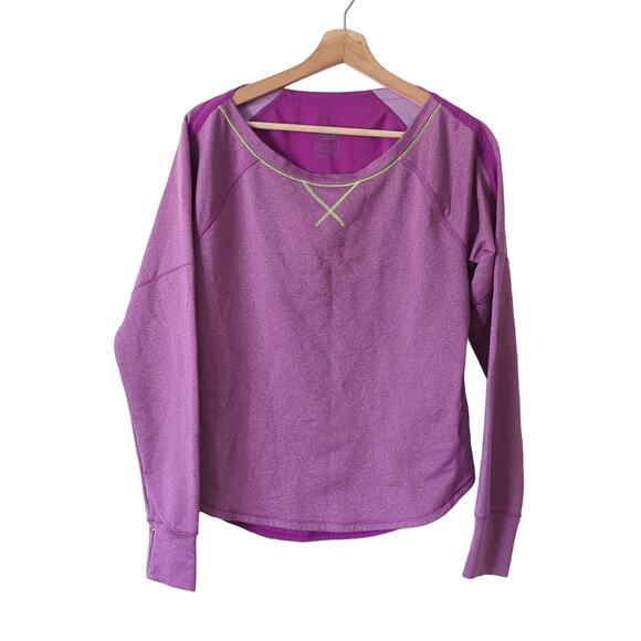 The North Face Tops - The North Face Womens Workout Long Sleeve Top Purple Breathable Running Medium